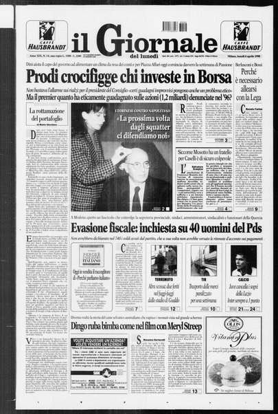 Il giornale del lunedi